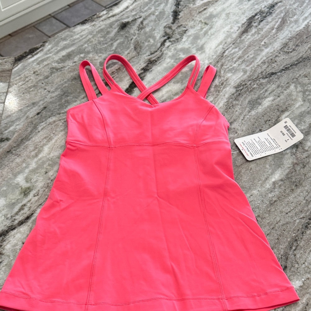 Lululemon Pink Strappy Tank Top NWT